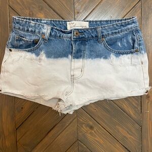 Vintage Havana Ombré Jean Shorts Size 29